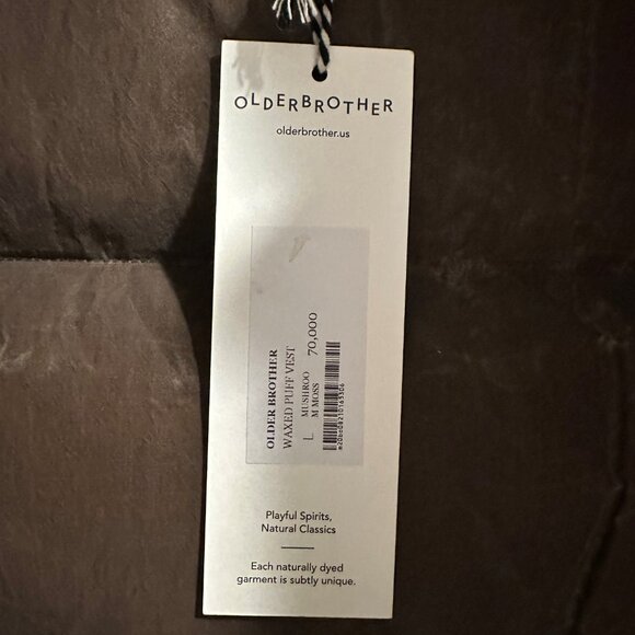 OlderBrother Waxed Puffer Vest (Rare) - Picture 3 of 3